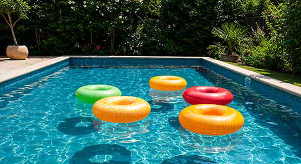 Piscine enterrée en kit avec volet roulant en Gironde